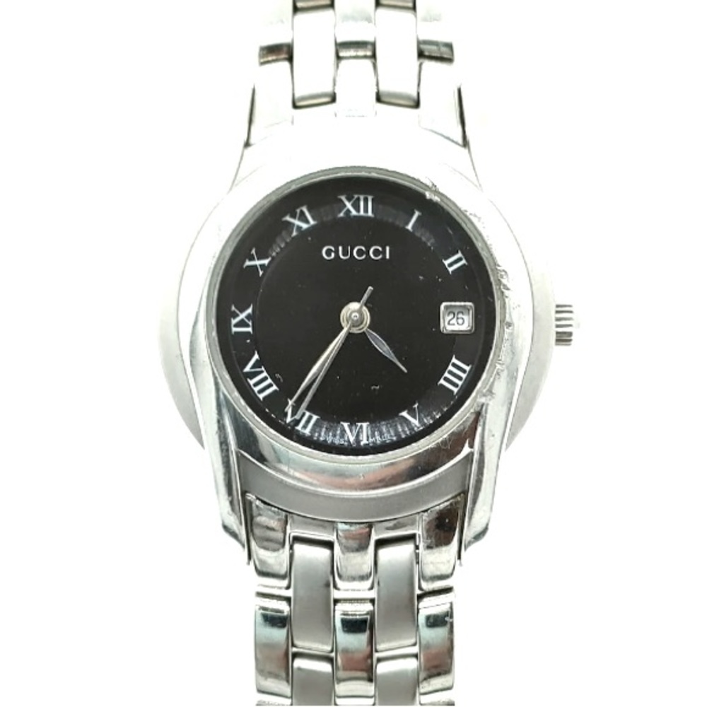 Gucci 5500L 27mm Women's Black X Silver